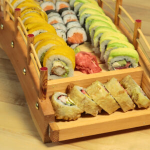 Promo 40 piezas (Sake maki  +Alaska+ Tempura + Tico )